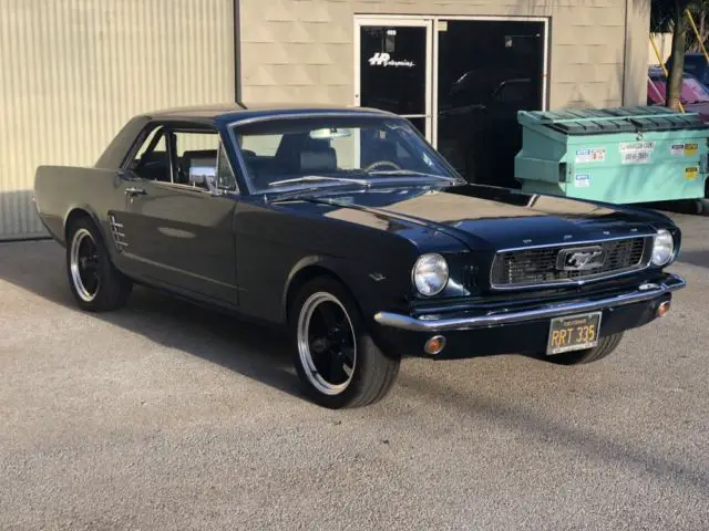 1966 ford mustang coupe a-code gt exhaust v8 power disc brakes gt rollcage