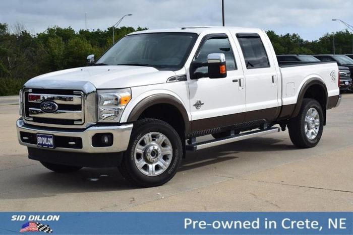 2016 ford f-350 super duty lariat 4x4 lariat 4dr crew cab 8 ft. lb srw pickup for sale in blue river lodge, nebraska