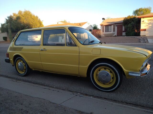 1980 volkswagen brasilia hatchback yellow rwd manual