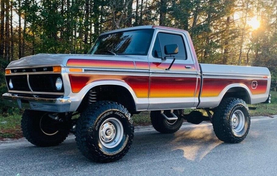 1977 ford f150 shortbed 4x4 strong 351 v8 engine