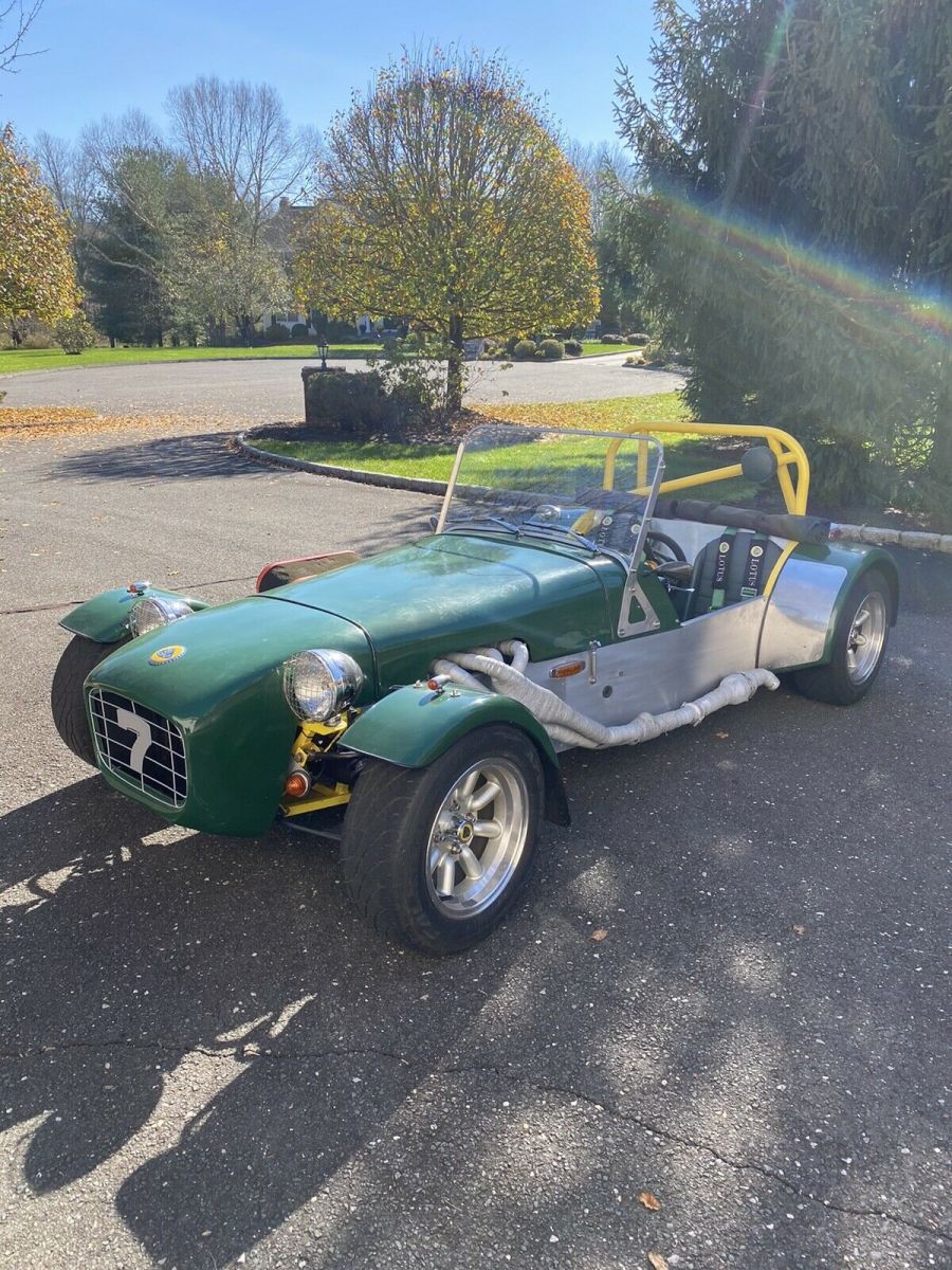 1957 lotus seven convertible green rwd manual