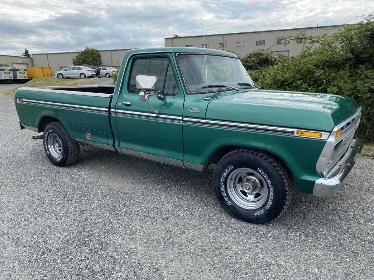 1977 ford f150 ranger pickup green rwd automatic ranger