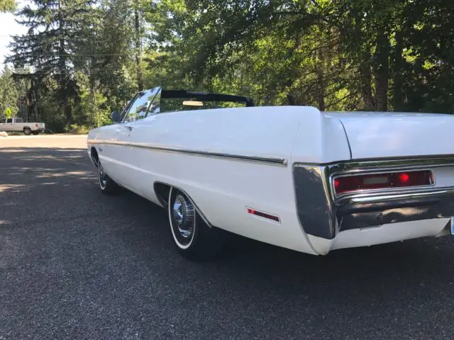 1970 plymouth fury 3 white convertible coupe excellent condition original 318