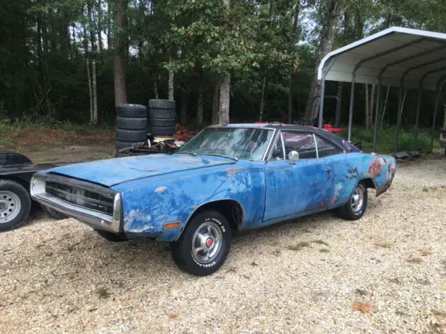 1970 dodge charger plum crazy solid project 70 318 500 r/t daytona clone? nr!!