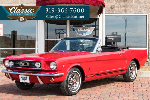 1966 ford mustang gt convertible a code 289 v8 4v carb 4 speed manual