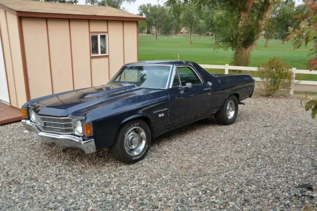 1972 el camino ss 350 project runs/drives