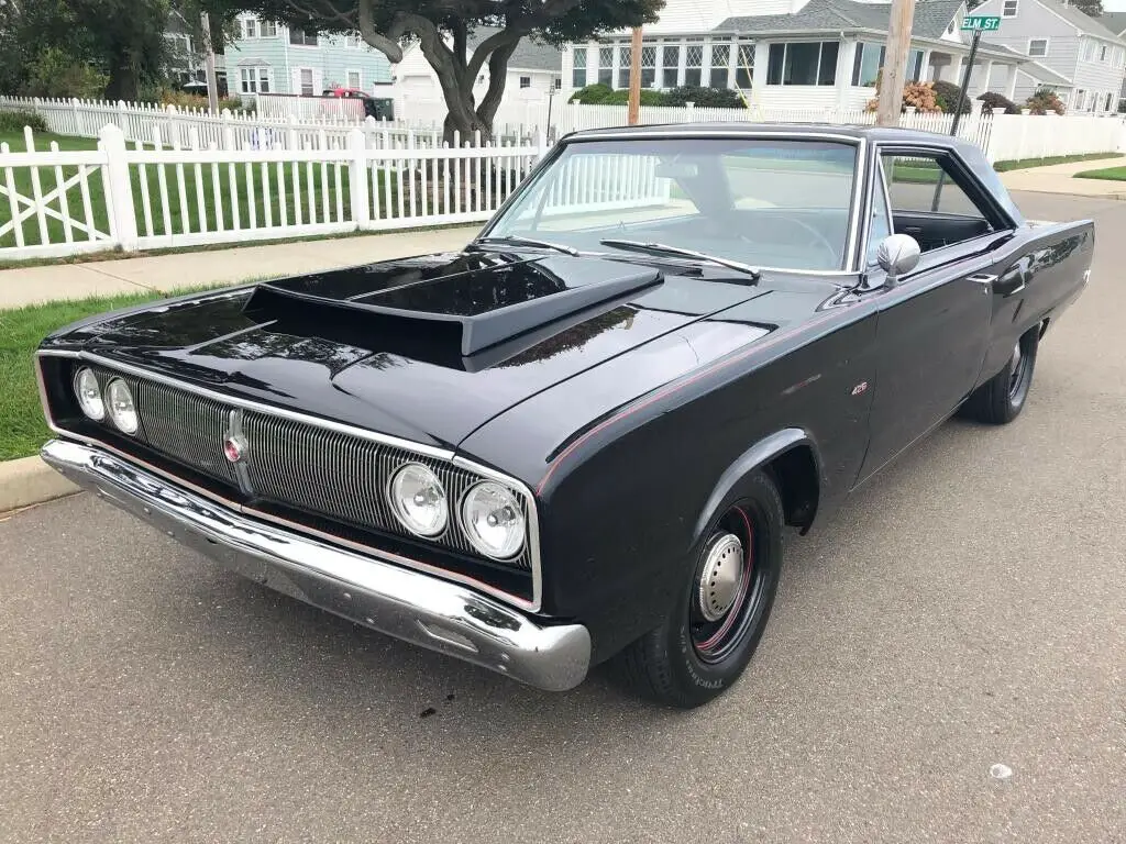 1967 dodge coronet coupe black 426/535h.p. max wedge 4/speed