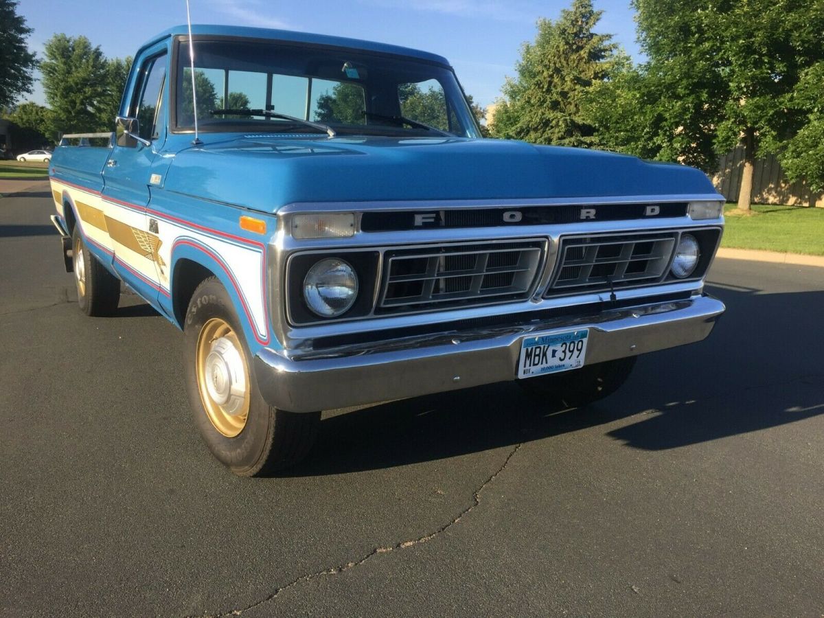 1976 ford "custom" f250 bicentennial edition original rust free pickup