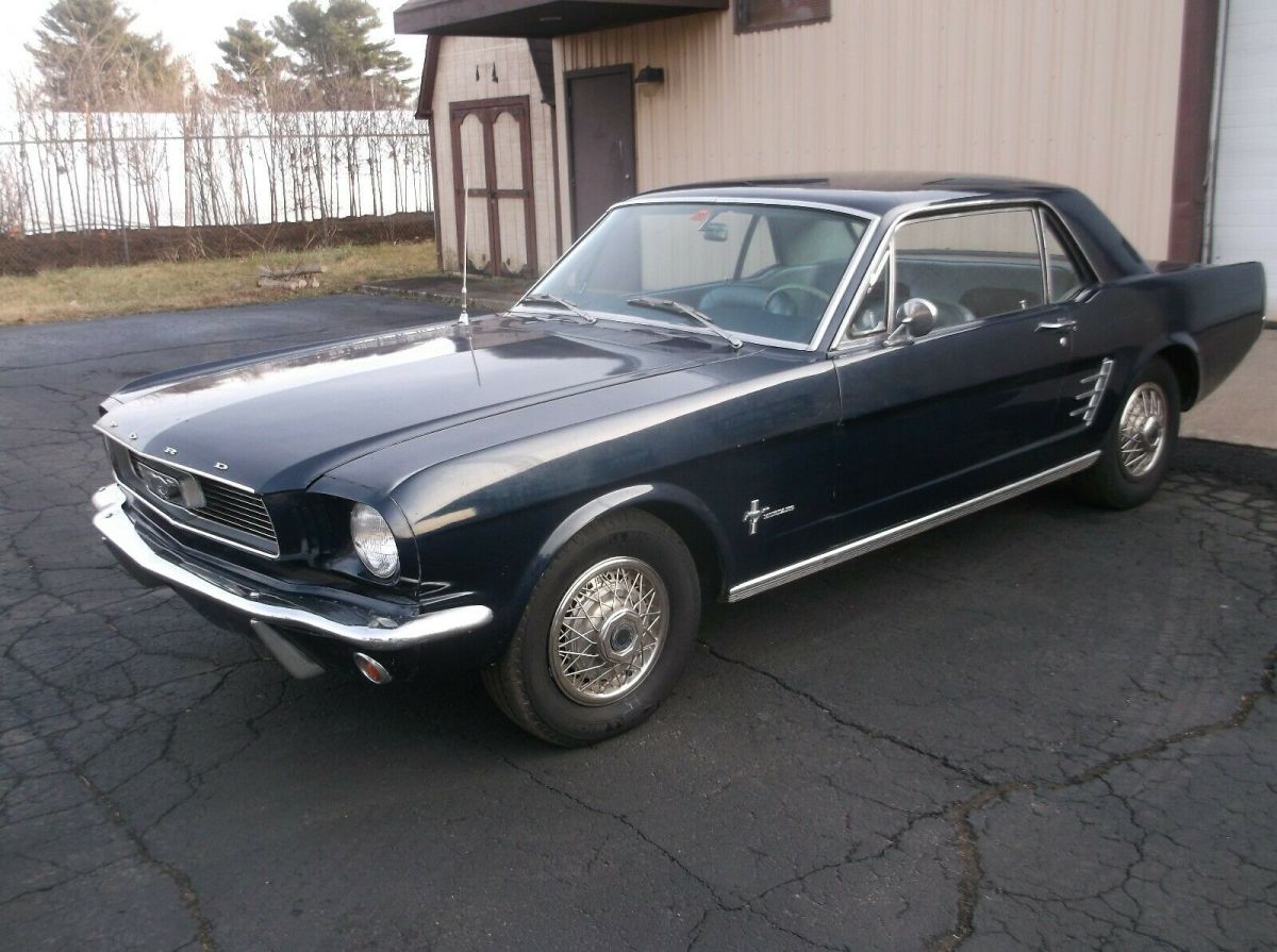" 1966 mustang coupe 68700 documented original miles car "