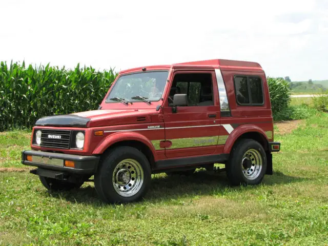 1988 suzuki samurai 4x4 suv a/c all options all original removable hardtop