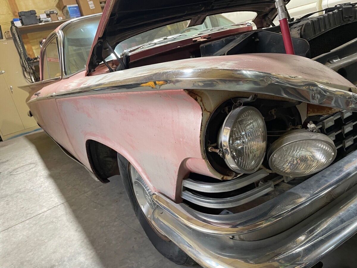 1959 buick le sabre coupe red