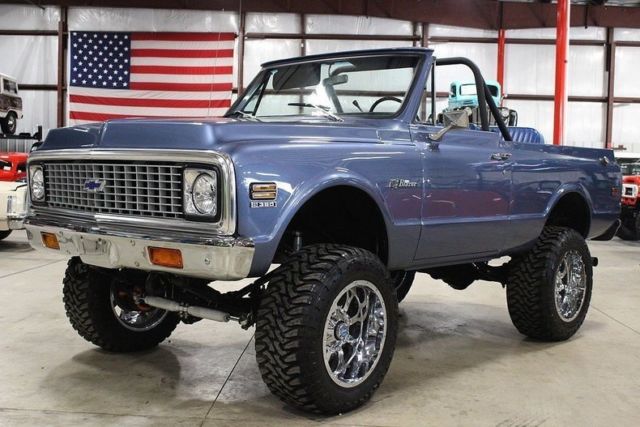 1971 chevrolet blazer k5 99649 miles blue suv 350 v8 automatic
