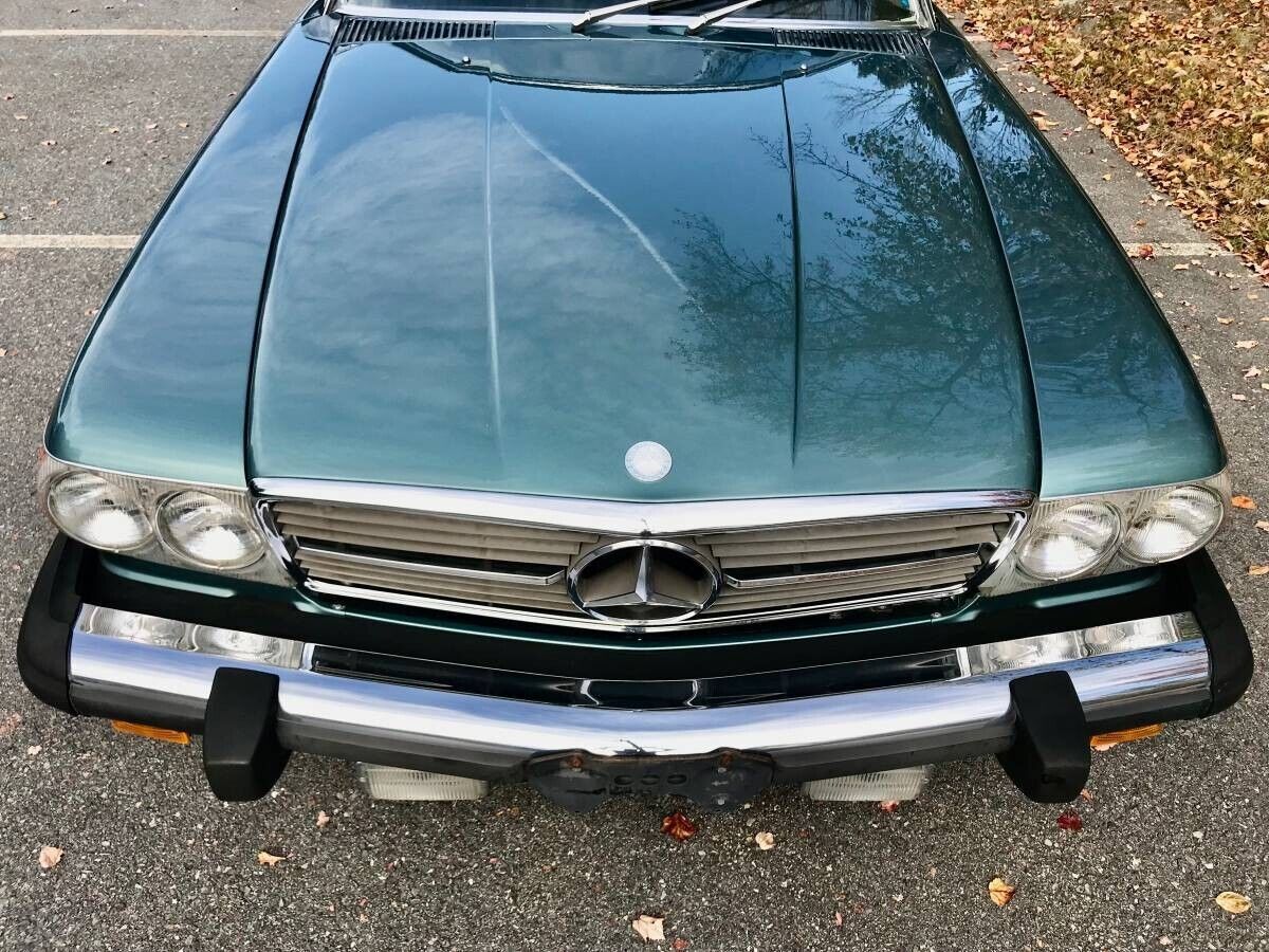 1985 mercedes-benz 380sl green convertible 2-door 67k orig miles