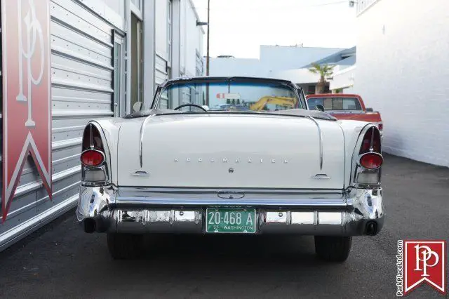 1957 buick roadmaster convertible, white/red, restored