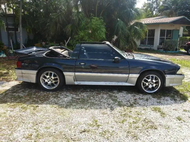 1989 ford mustang gt convertible 5.0 v8 foxbody no reserve notchback coupe