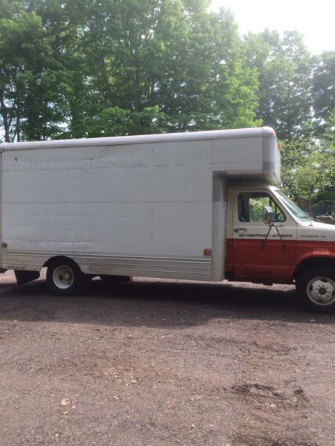 1987 ford truck e-350 u haul uhaul with 17 foot box and ramp
