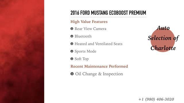 2016 ford mustang ecoboost premium