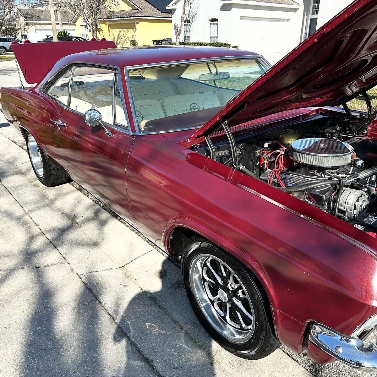 1965 chevrolet impala red rwd automatic