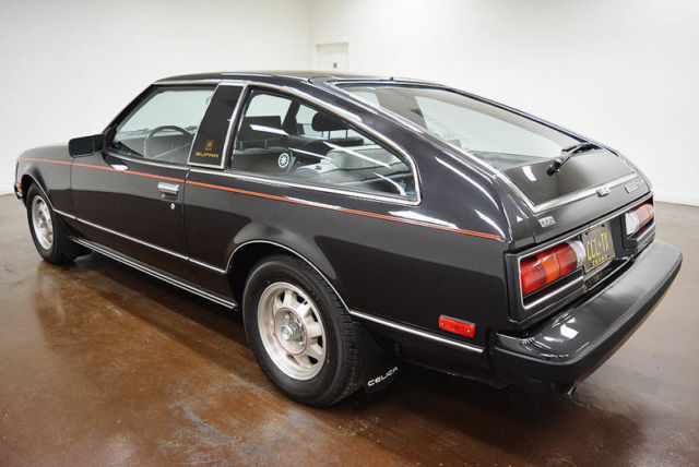 1981 toyota celica supra 77090 miles black coupe 2.8l inkine six 4-speed automat