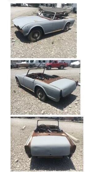 1966 triumph tr 4 convertible grey fwd automatic