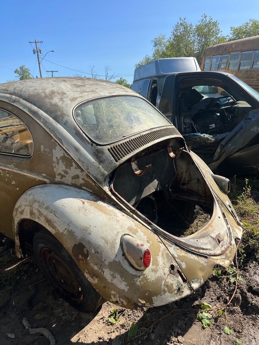 1961 volkswagen beetle (pre-1980) coupe green rwd manual