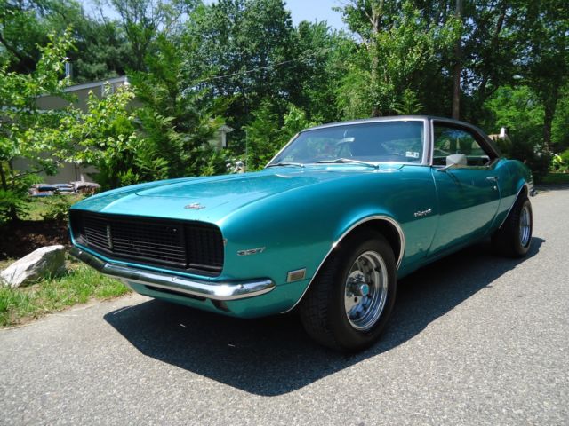 1968 camaro rally sport 327 numbers matching documented car