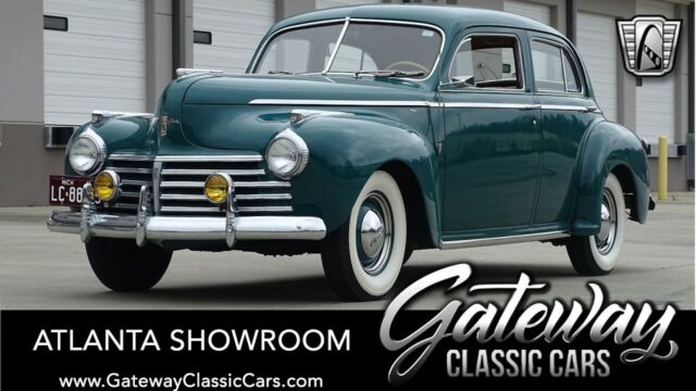 green 1941 chrysler royal straight 6 3 speed manual available now!