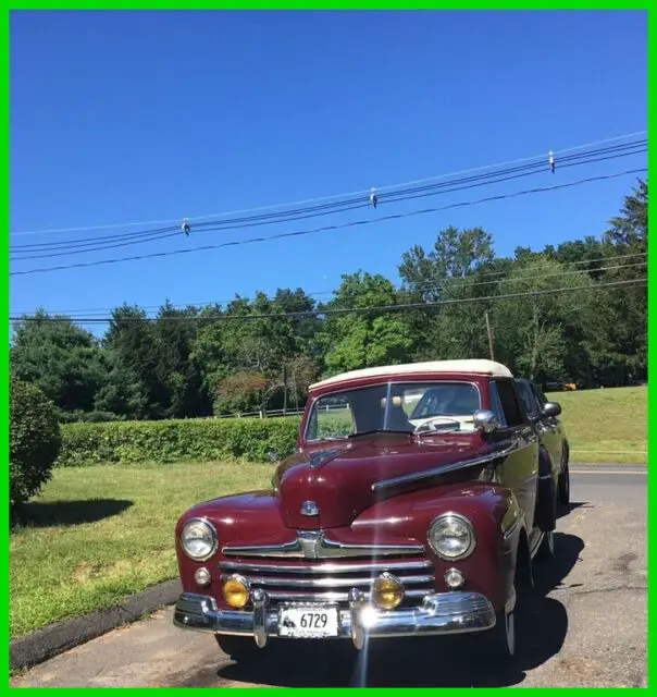 1947 manual rwd convertible manual custom restored rear wheel drive