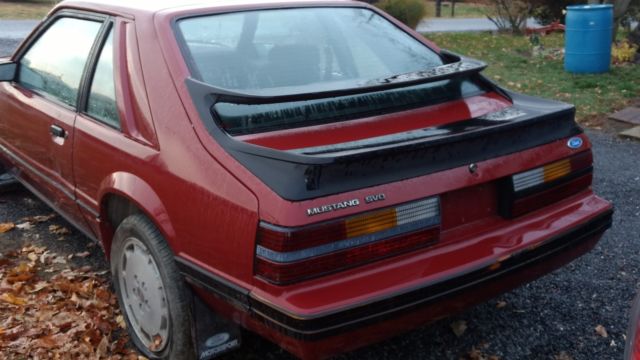 1984 mustang svo low miles