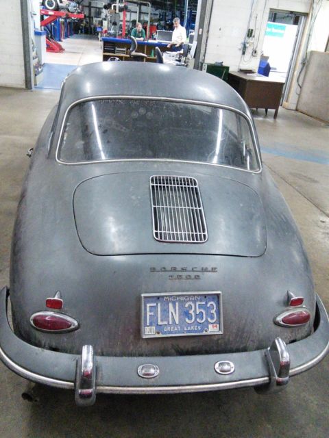 1961 porsche 356 t5 karmann coupe (notchback)