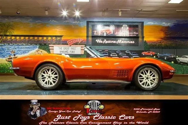 1970 chevrolet corvette, candy apple red with 255 miles available now!