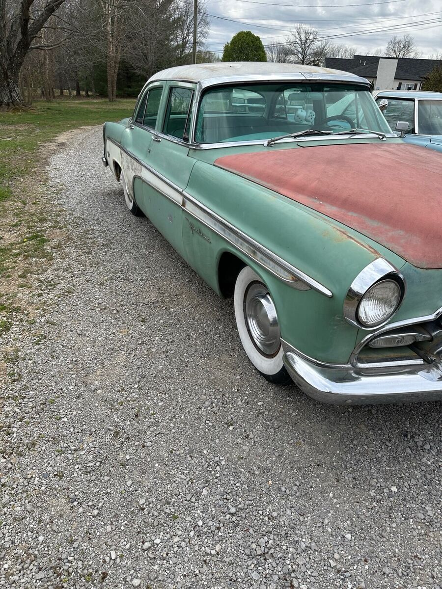 1955 desoto firedome sedan green firedome