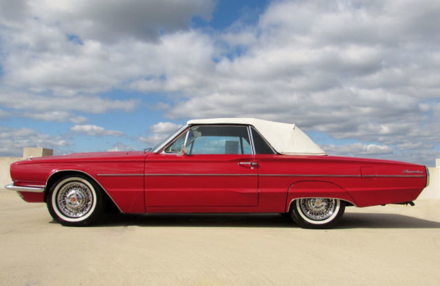 1966 ford thunderbird convertible 428 q code 1 of 700 made mint restoration