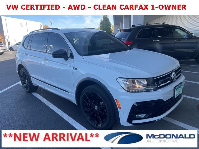 2021 volkswagen tiguan 2.0t se r-line black