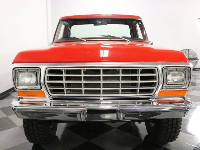 1978 ford f-150 4x4 4316 miles red pickup truck 302 v8 3 speed automatic