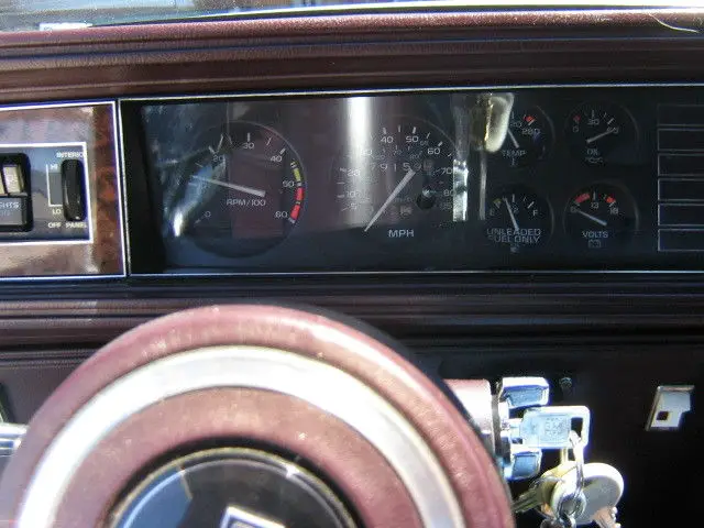 1985 oldsmobile cutlass salon 442, , black and silver w/burgandy int