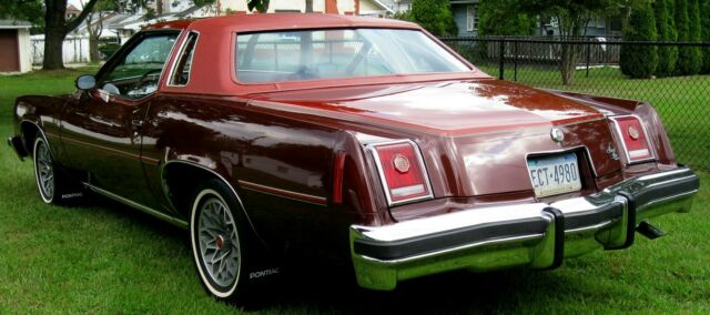 1977 grand prix lj stunning two-tone red met/red int,400 v-8,auto,ps,cold ac,exc