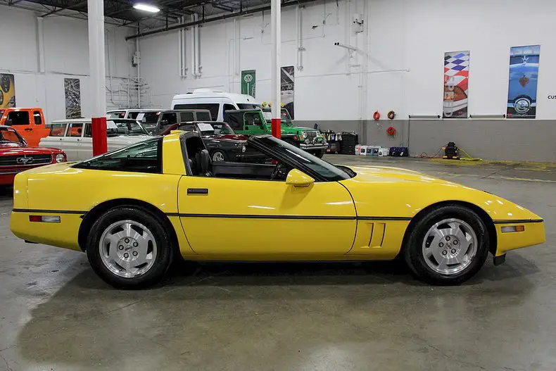 1988 chevrolet corvette 57132 miles yellow coupe 350ci v8 automatic