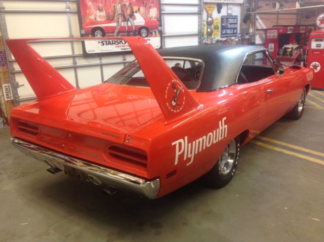 1970 plymouth superbird 440 375hp factory 4 speed 47k miles numbers matching
