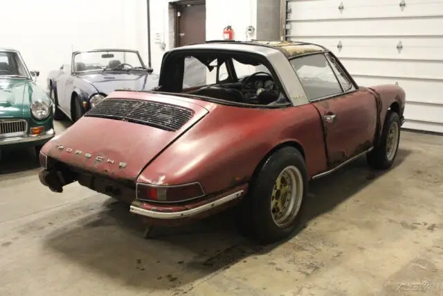 1968 porschje 912 soft window targa no reserve!