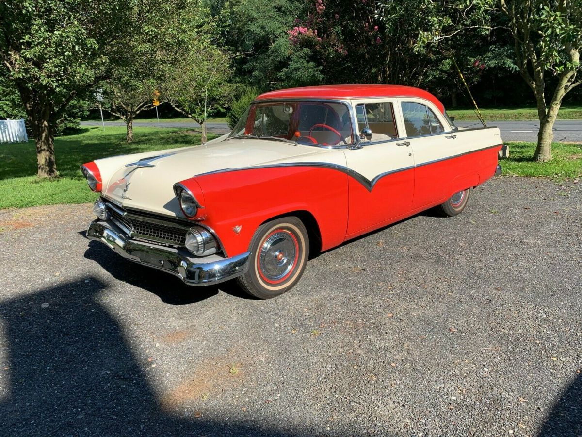 1955 ford fairlane - town sedan - 272 automatic
