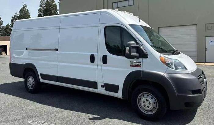 2018 ram promaster cargo van 3500 high roof extended van 3d in concord, california