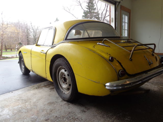 1961 austin healey 3000 base 2.9l with hard top