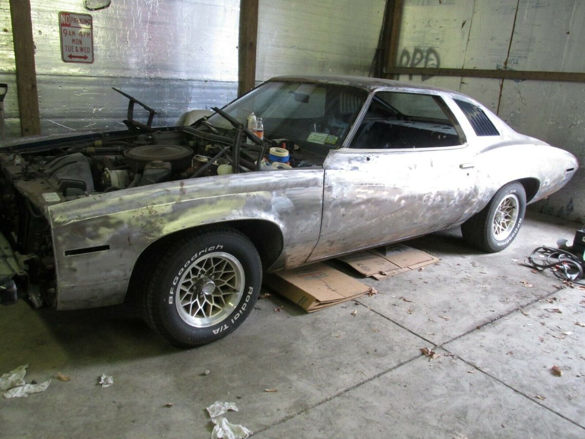 rare 4 speed 1973 pontiac grand am project car - 400 4 speed posi like 73 gto