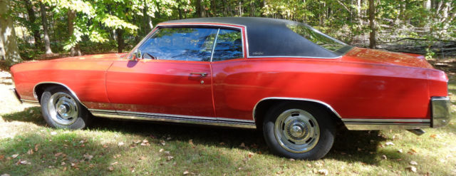 1970 chevrolet monte carlo w/ss options & protecto-plate