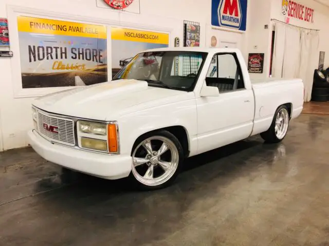 white gmc pickup with 0 miles available now!
