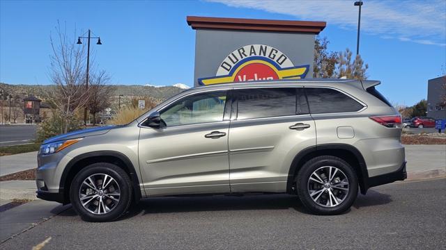 2016 toyota highlander xle