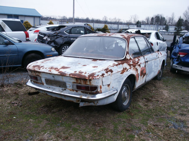 1967 bmw 2000cs coupe restoration project & 67 bmw 2000cs parts car two 4 one