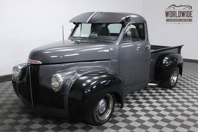 1946 studebaker m5 pickup rare. v8. disc brakes, digital gauges!