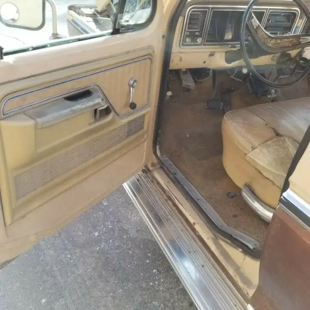 1976 ford f250 ranger xlt extended cab w/ 4x4 parts truck
